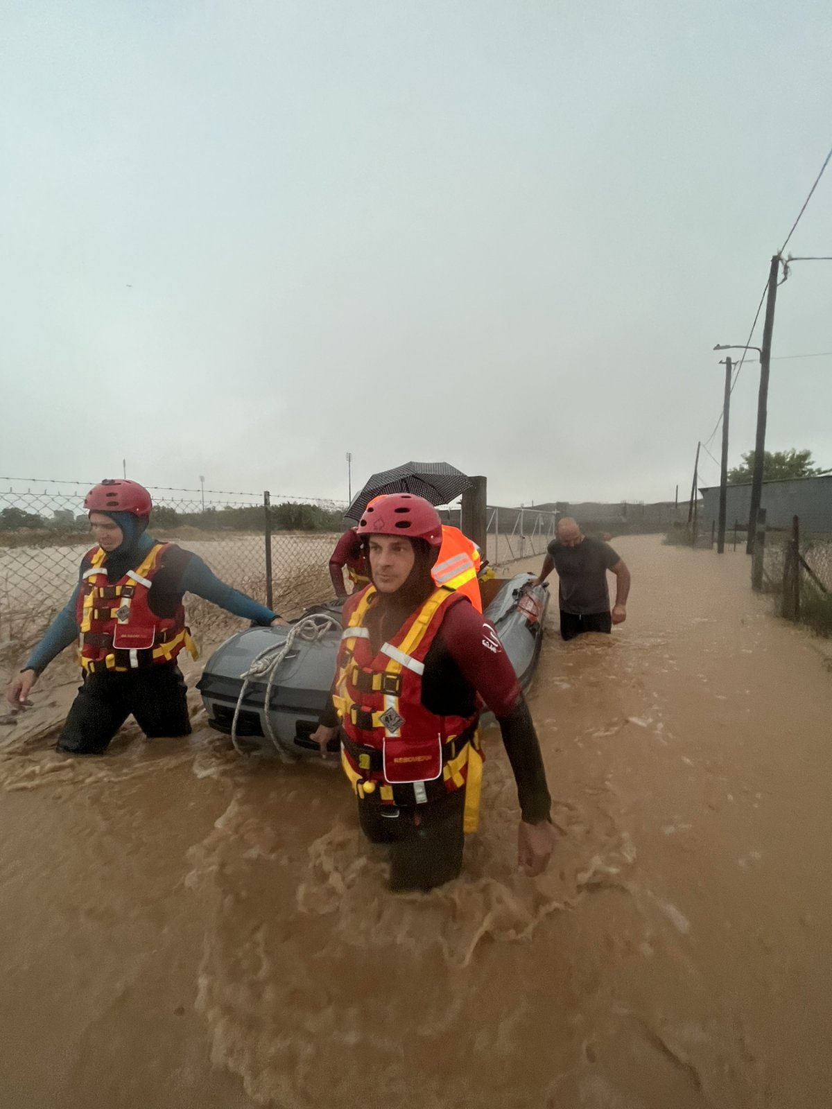 Flood rescue in Greece, September 2023. Credit: Greek Fire Service