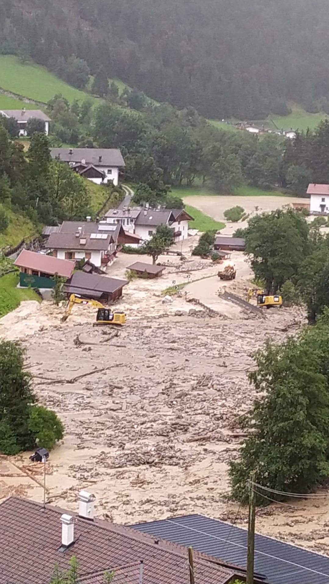 Floods in Pflersch, South Tyrol, Italy, 16 August 2021 Vigili Del Fuoco Volontari Fleres (Freiwillige Feuerwehr Pflersch)