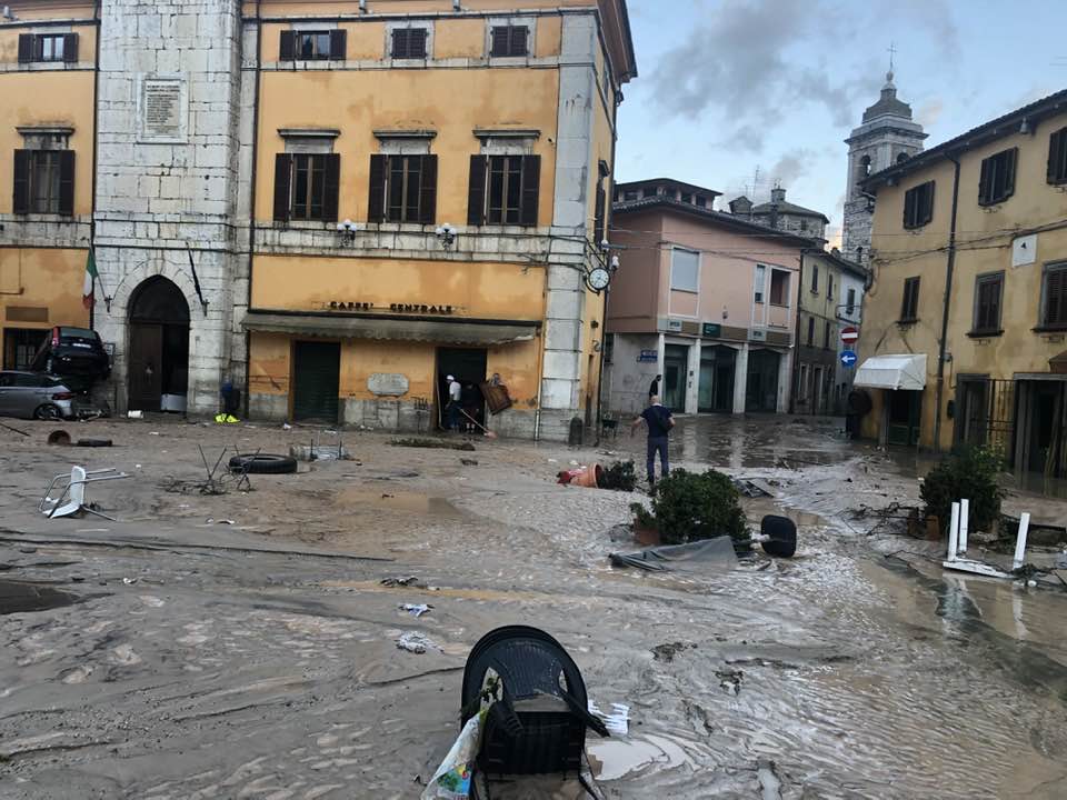 Image 2: Flood damage in Cantiano , Italy, September 2022. Credit: Mayor of Cantiano Alessandro Piccini 