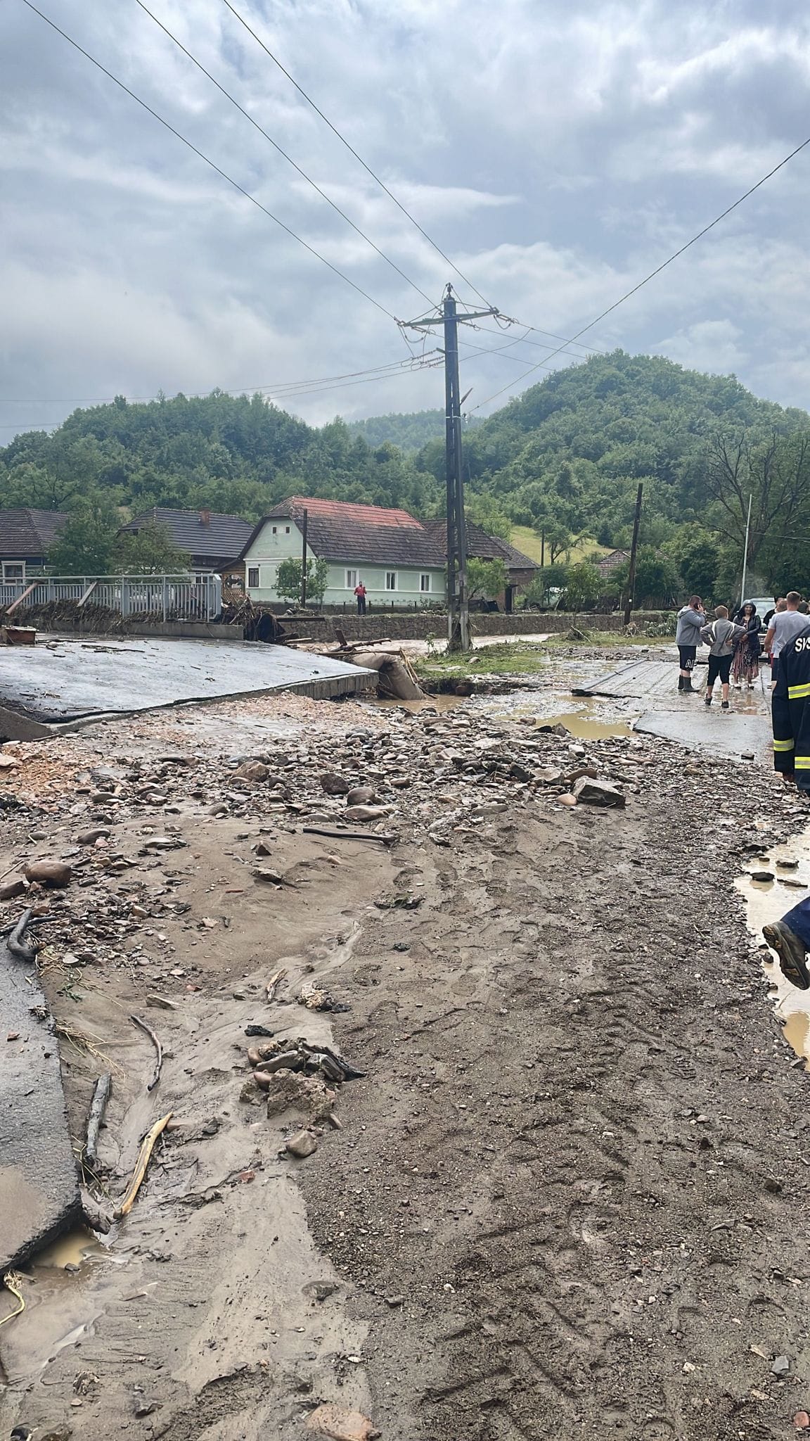 Floods in Arad County Romania 25 June 2023. Photo: Arad County Government