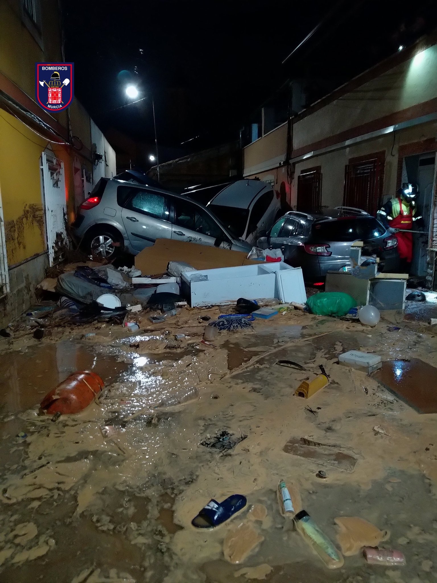 Image 4: Flood damage in Murcia, Spain, 25 to 26 September 2022. Credit: Bomberos Murcia 