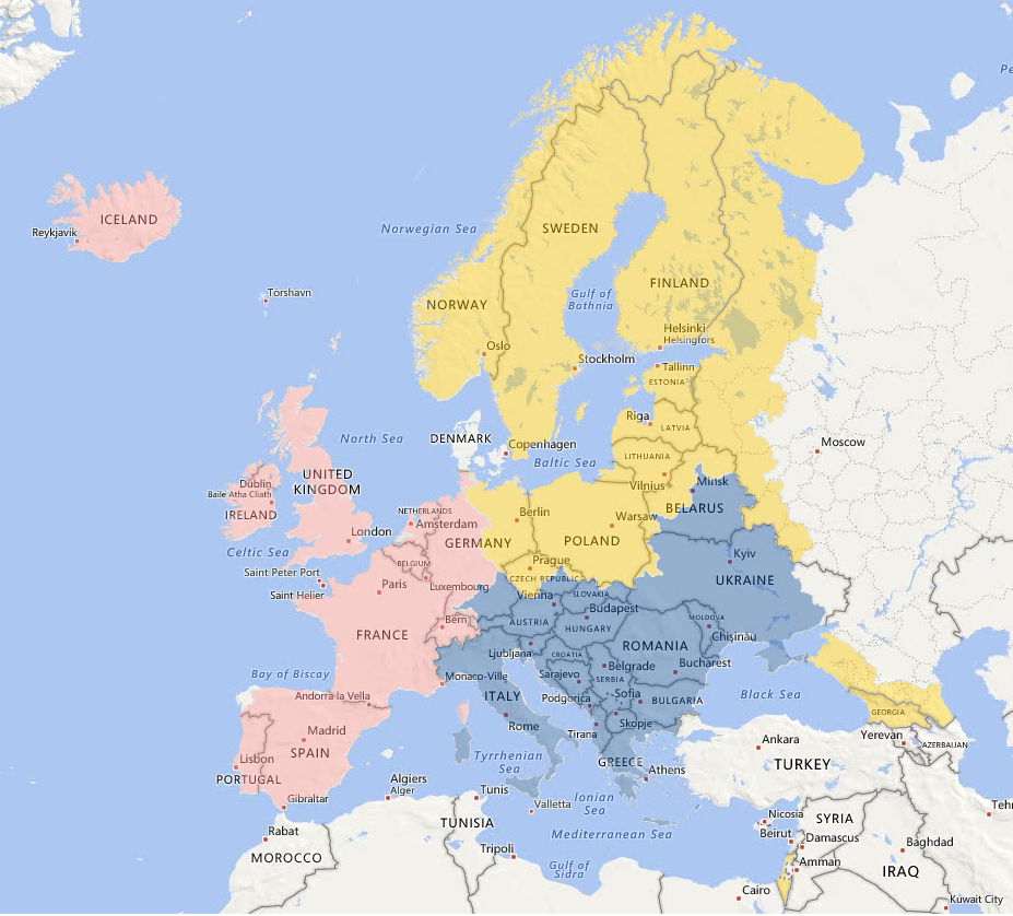 EFAS Partner Regions