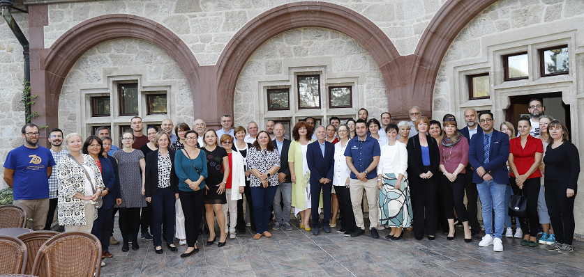 Participants of the Slovak Academy of Sciences conference in Smolenice.