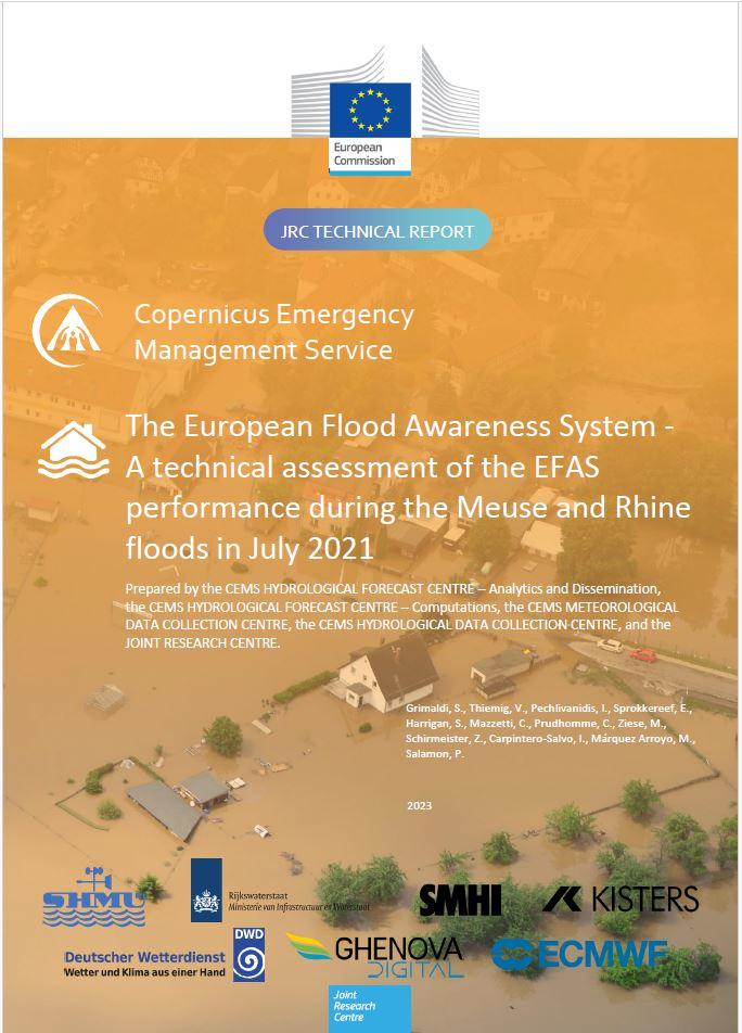 CEMS EFAS Detailed Assessment Report: "A technical assessment of the EFAS performance during the Meuse and Rhine floods in July 2021"