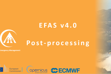Post processing - EFAS v4.0