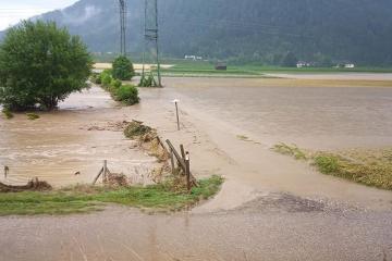 Flood in Arriach, Austria, June 2022. Credit: Government of Carinthia