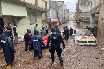 Floods in Şanlıurfa, Türkiye, March 2023. Credit: Police Türkiye