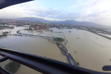 Floods in Tuscany, Italy, early November 2023. Photo: Government of Tuscany